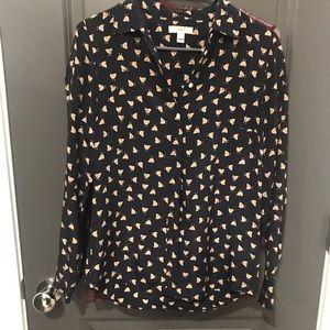 Loft silk button down